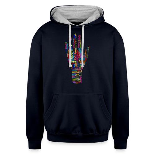 The Hand - Unisex Contrast Hoodie