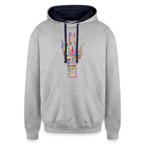 The Hand - Unisex Contrast Hoodie