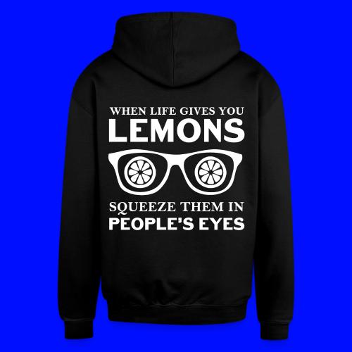 Life Lemons - Unisex Contrast Hoodie