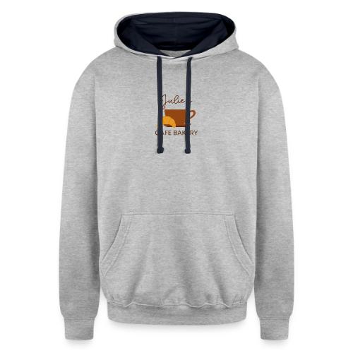 Julie's Cafe Bakery - Unisex Contrast Hoodie