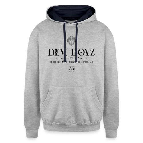DemBoyz Roll Call (Black Edition) - Unisex Contrast Hoodie