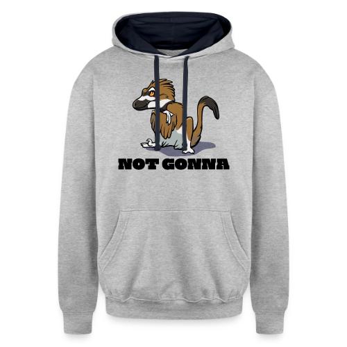Raptor Not Gonna Killdeer Version - Unisex Contrast Hoodie