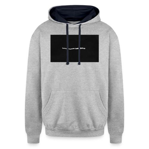 honeymoon backdrop - Unisex Contrast Hoodie