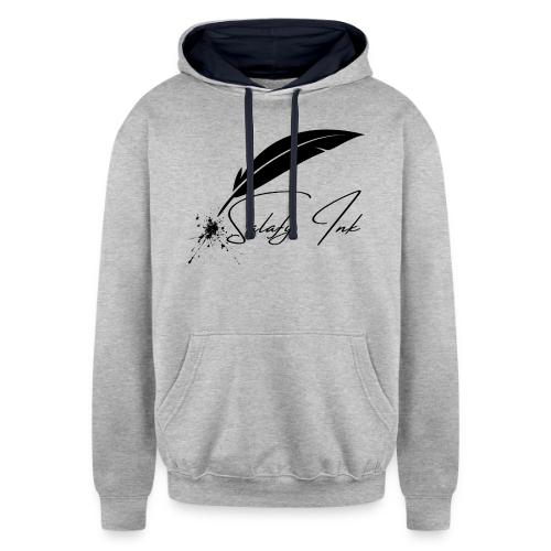 SI Feather Pen - Unisex Contrast Hoodie