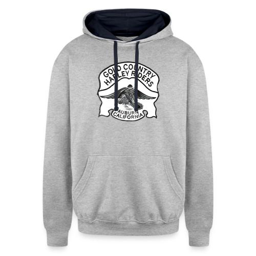 GCHR Logo cropedBW1 InPixio - Unisex Contrast Hoodie