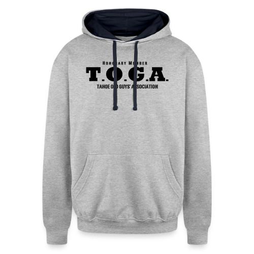 TOGA -Tahoe Old Guys' Association - Unisex Contrast Hoodie