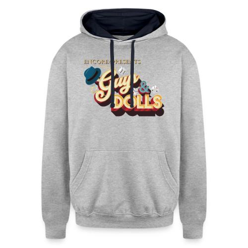 Encore's Guys Dolls Cast Swag - Unisex Contrast Hoodie