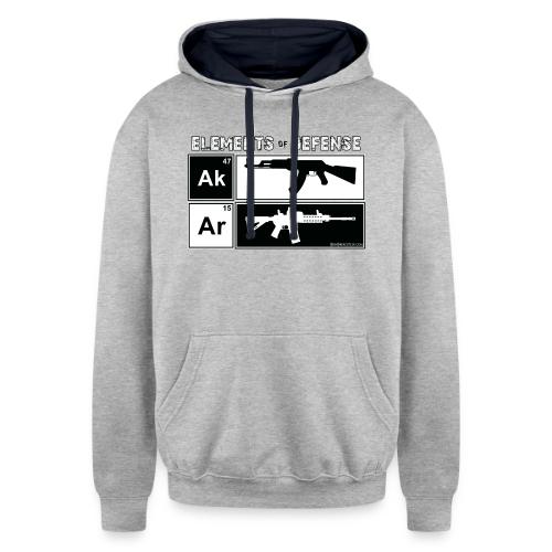 AR AK ELEMENTS OF DEFENSE 2 - Unisex Contrast Hoodie