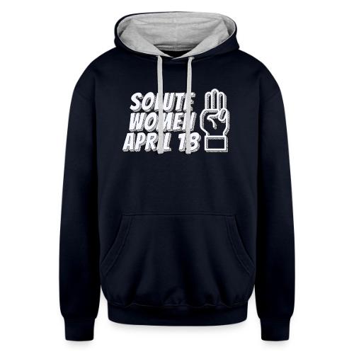 Solute Women April 18 - Unisex Contrast Hoodie