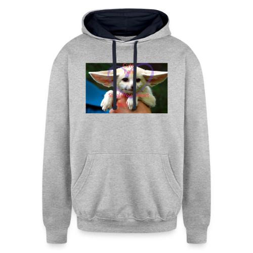 baby fox - Unisex Contrast Hoodie