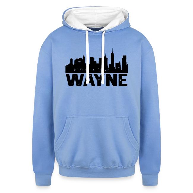 Wayne Skyline Black Wayne Michigan MI City Design