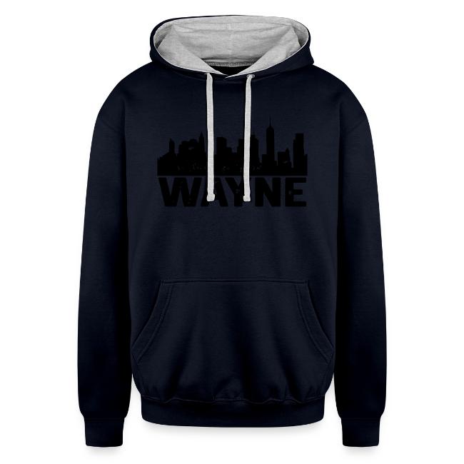 Wayne Skyline Black Wayne Michigan MI City Design