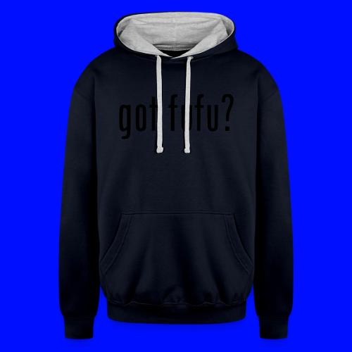 gotfufu-black - Unisex Contrast Hoodie