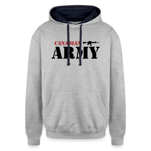 Canadian Army - Unisex Contrast Hoodie