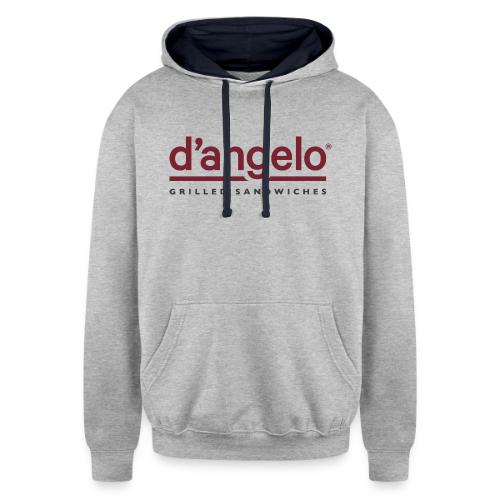 D'Angelo Logo - Unisex Contrast Hoodie