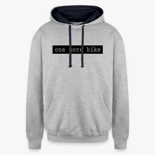 One More Bike - Unisex Contrast Hoodie