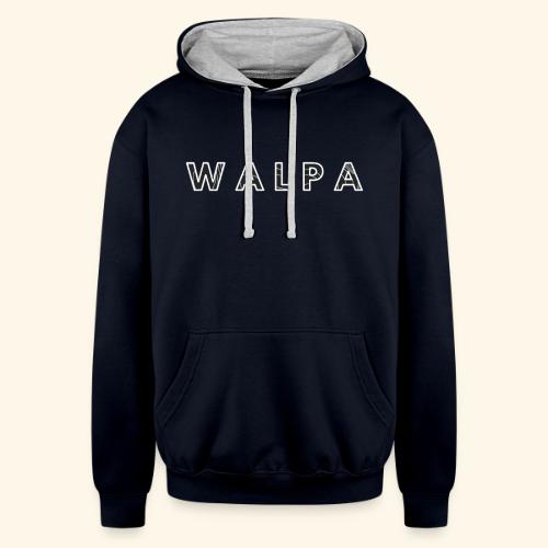 WALPA Double Sided Design 1 - Unisex Contrast Hoodie