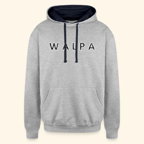 WALPA Double Sided Design 1 - Unisex Contrast Hoodie