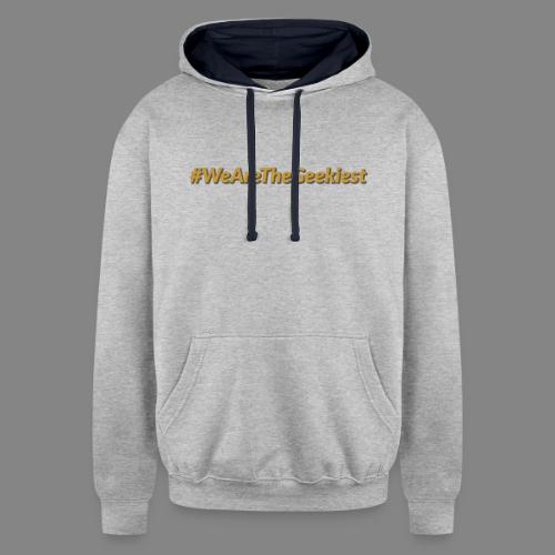 #WeAreTheGeekiest - Unisex Contrast Hoodie