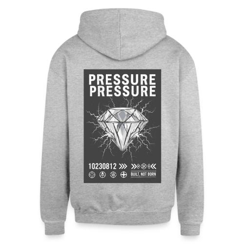 Pressure Made Me Hoodie | Built Not Born Diamond - Unisex Contrast Hoodie