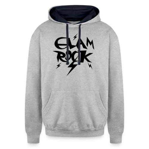 glam rock - Unisex Contrast Hoodie
