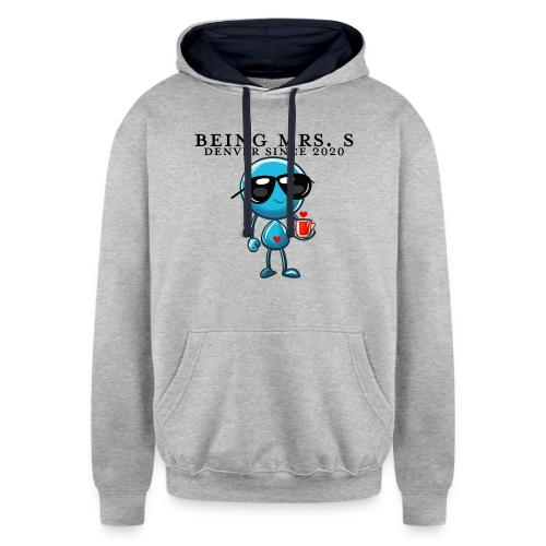 Being Mrs. S_Middle_Denver Since 2020 - Unisex Contrast Hoodie