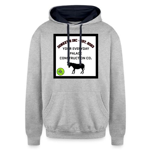 Donkeys INC. 2024 Palace Version - Unisex Contrast Hoodie