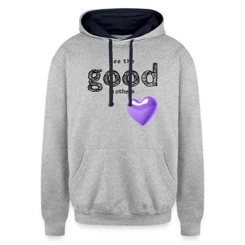 Smoon City_See the Good in Others - Unisex Contrast Hoodie
