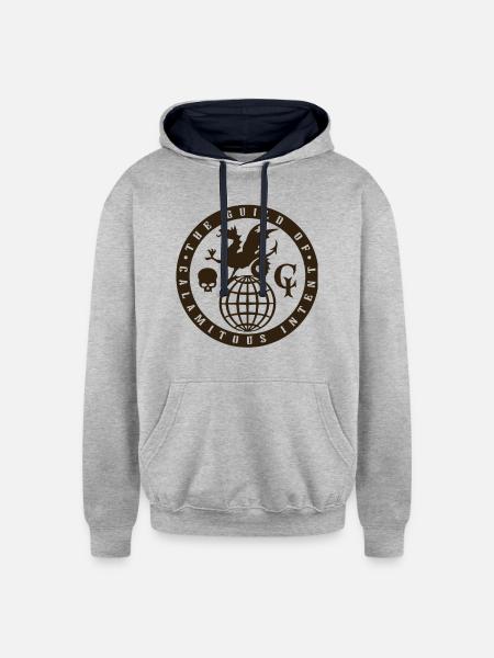 The Guild of Calamitous Intent - Unisex Contrast Hoodie - heather gray/navy