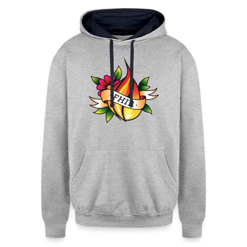 HL7 FHIR DevDays Tattoo 2022 - Unisex Contrast Hoodie