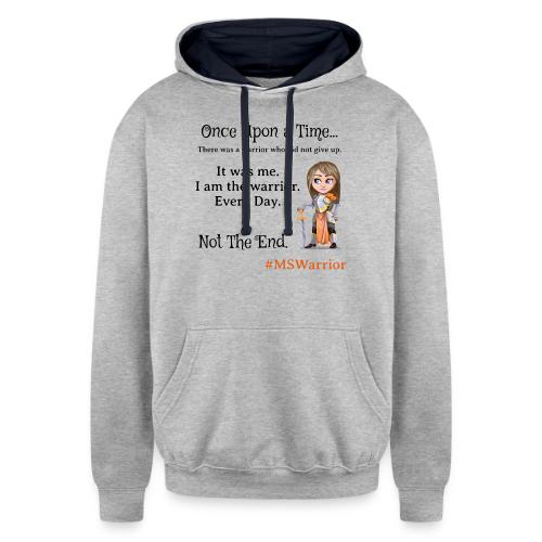 MS Warrior Woman - Unisex Contrast Hoodie