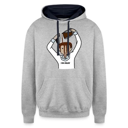 Coffee man - Unisex Contrast Hoodie