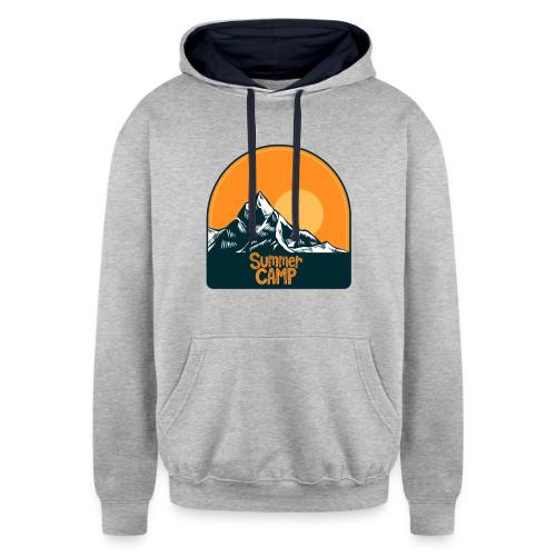 Adventure Summer Camp - Unisex Contrast Hoodie