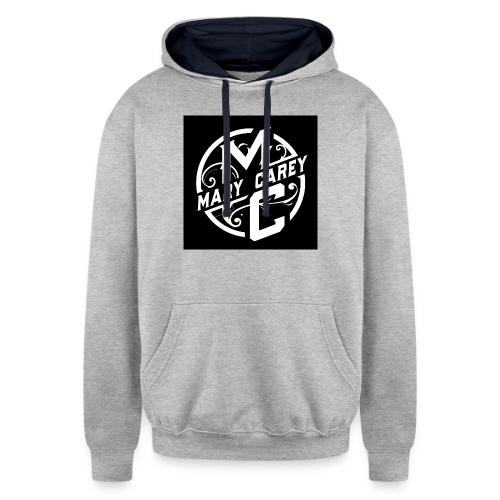 Mary Carey MC Logo Shirt - Unisex Contrast Hoodie