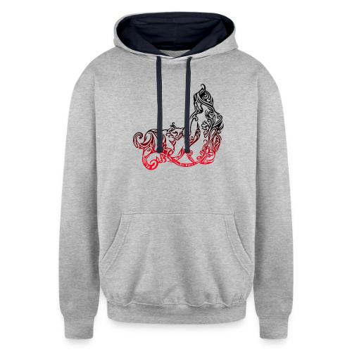Valentines day for her - Unisex Contrast Hoodie
