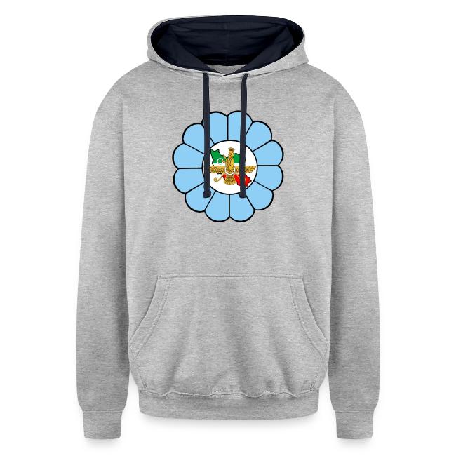 Faravahar Iran Lotus Colorful