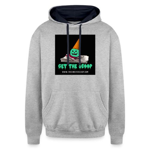 New Green Scoop - Unisex Contrast Hoodie