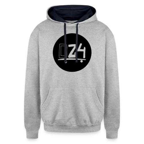 024 - Unisex Contrast Hoodie