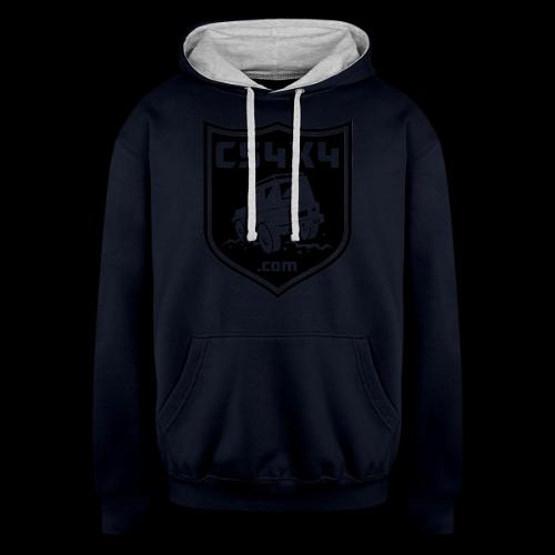 CS4x4 Black Shield - Unisex Contrast Hoodie