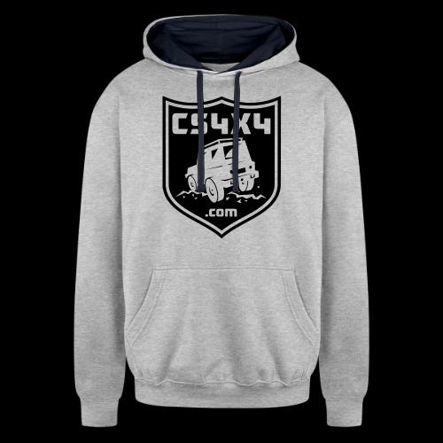 CS4x4 Black Shield - Unisex Contrast Hoodie