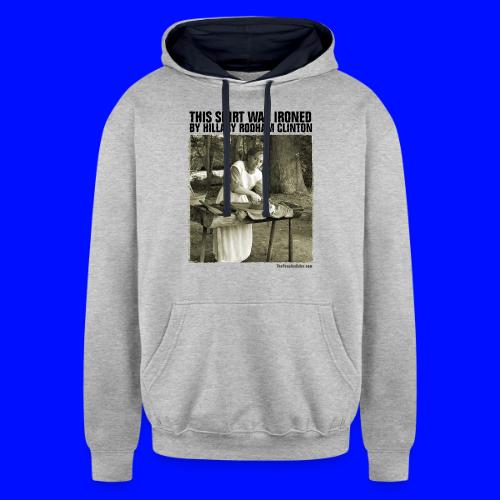 Ironed By Hillary - Unisex Contrast Hoodie