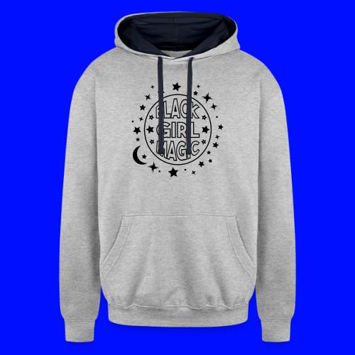 Black girl magic - Unisex Contrast Hoodie