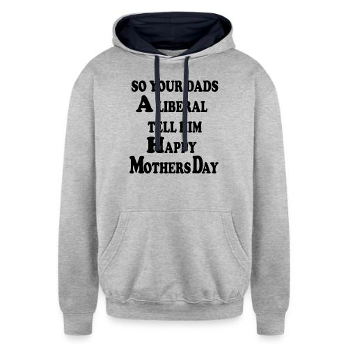 LIBERAL Tears - Unisex Contrast Hoodie