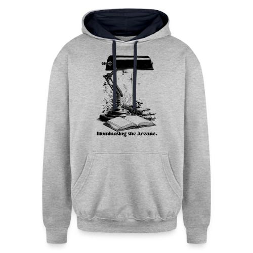 Dark Academia T-Shirt, Mug, & Poster - Unisex Contrast Hoodie