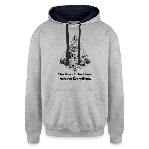 The Resolution Pyramid T-Shirt, Mug, & Leggings - Unisex Contrast Hoodie