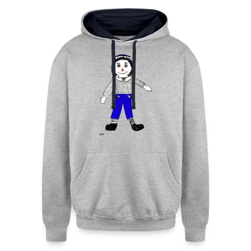 Raggedy Andy - Unisex Contrast Hoodie