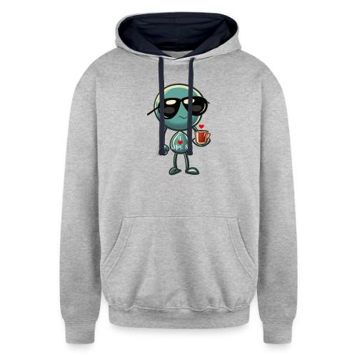 Smoon_I love Mrs S Tint - Unisex Contrast Hoodie