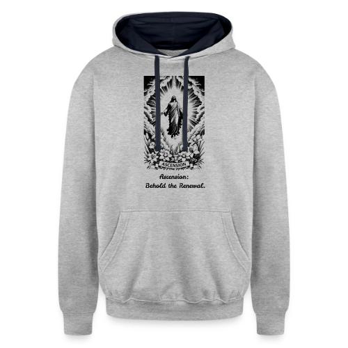 Christian T-Shirt, Poster, & Mug - Unisex Contrast Hoodie