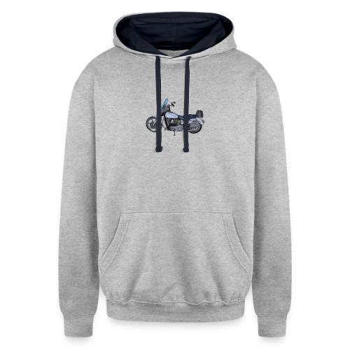 Motorcycle - Unisex Contrast Hoodie