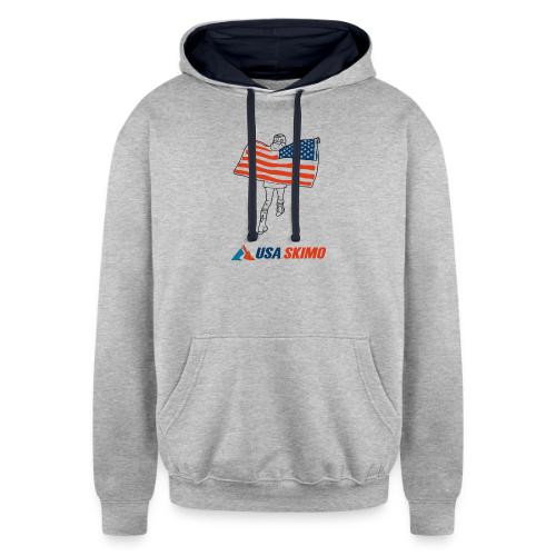 USA Skimo 2026 World Cup Celebration - Unisex Contrast Hoodie